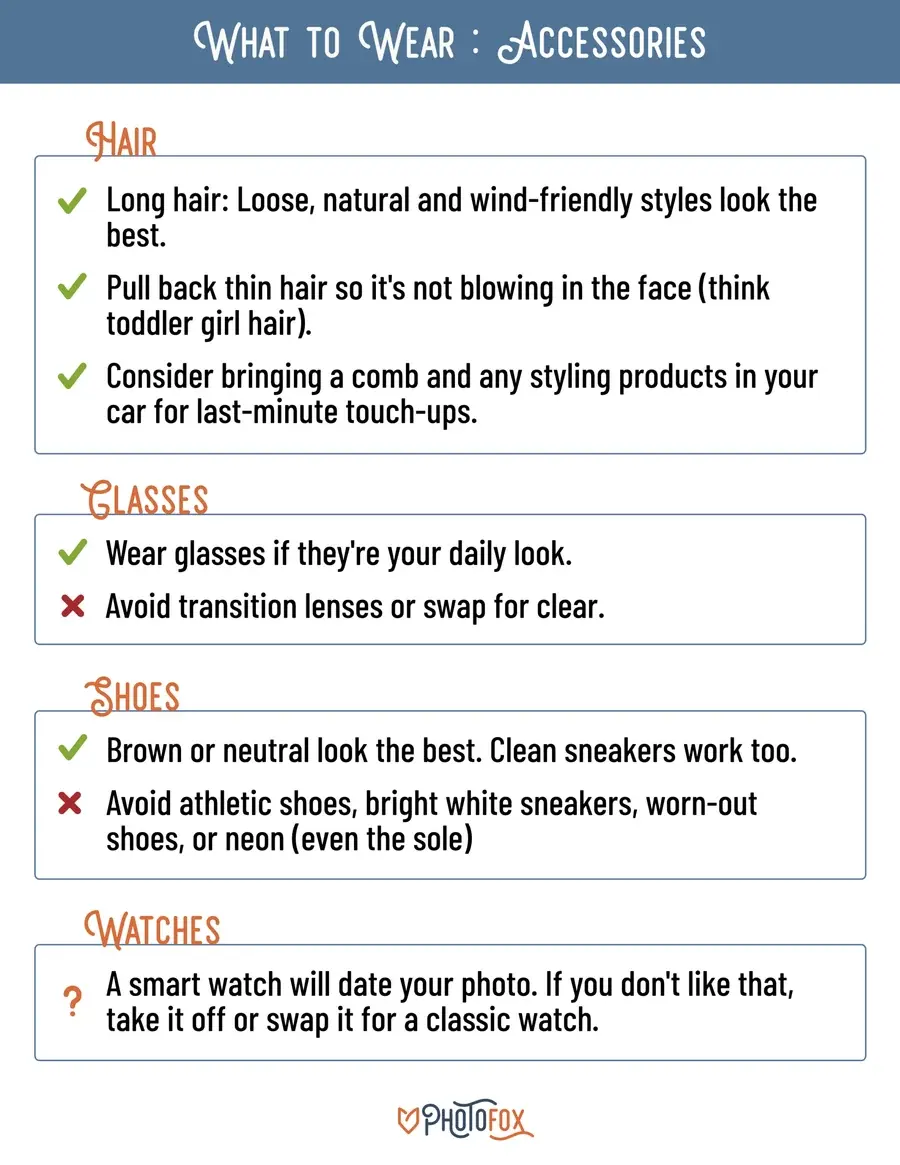 accessories guide for photoshoots