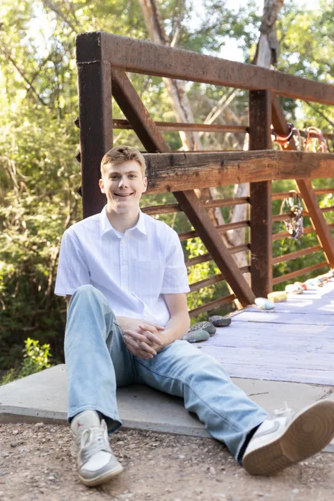 Outdoor Senior Photos (Isaac) @ Tonaquint Nature Center