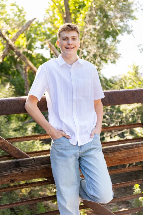 Outdoor Senior Photos (Isaac) @ Tonaquint Nature Center