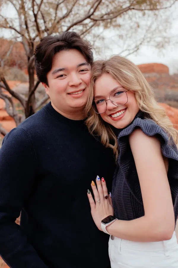 Photo session at Red Hills Desert Garden