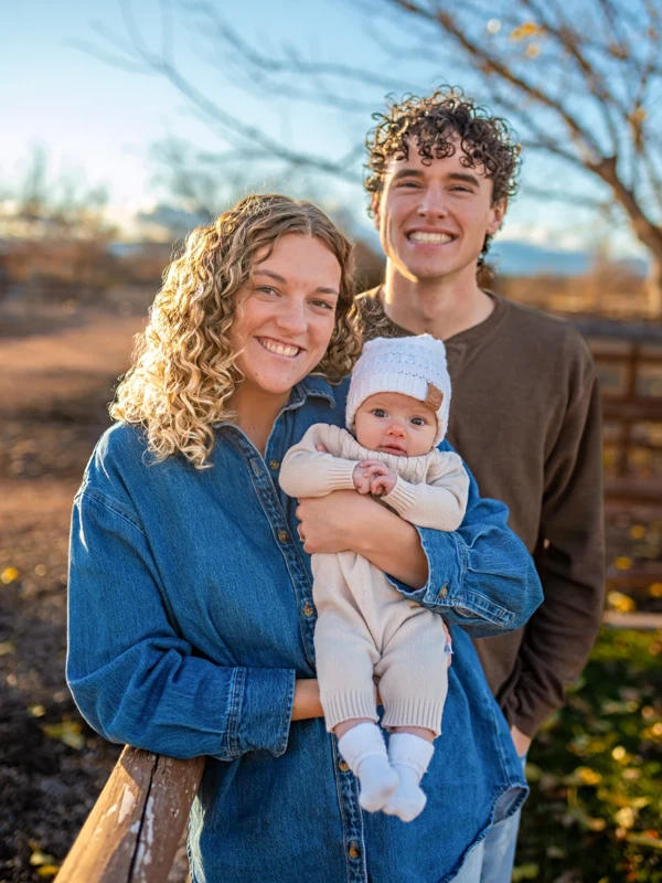 Family photo session at Hela Seegmiller Historical Farm