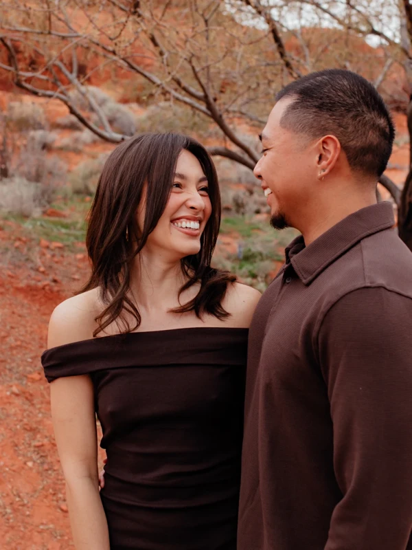 Family photo session at Red Hills Desert Garden